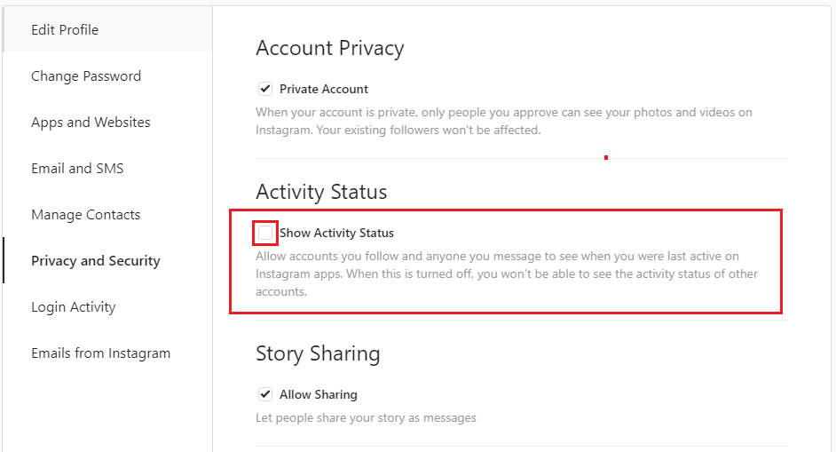 Toggle - Показать статус активности