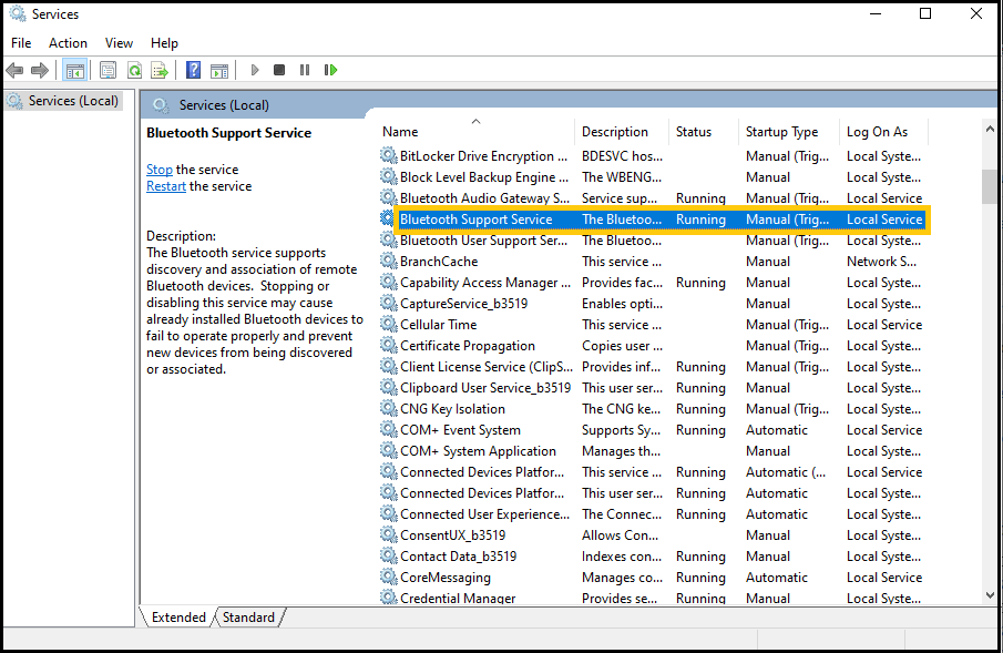 исправить bluetooth, не работающий в windows 10