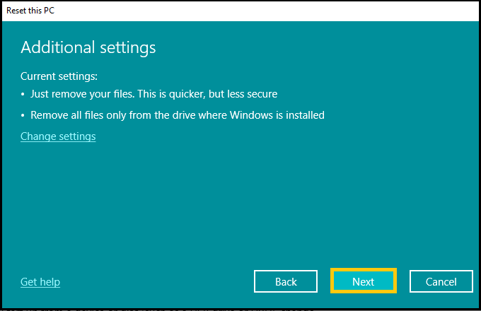 следующая кнопка