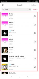 Выберите саундтрек, чтобы добавить музыку