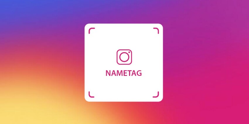 Customize Your Nametag on Instagram