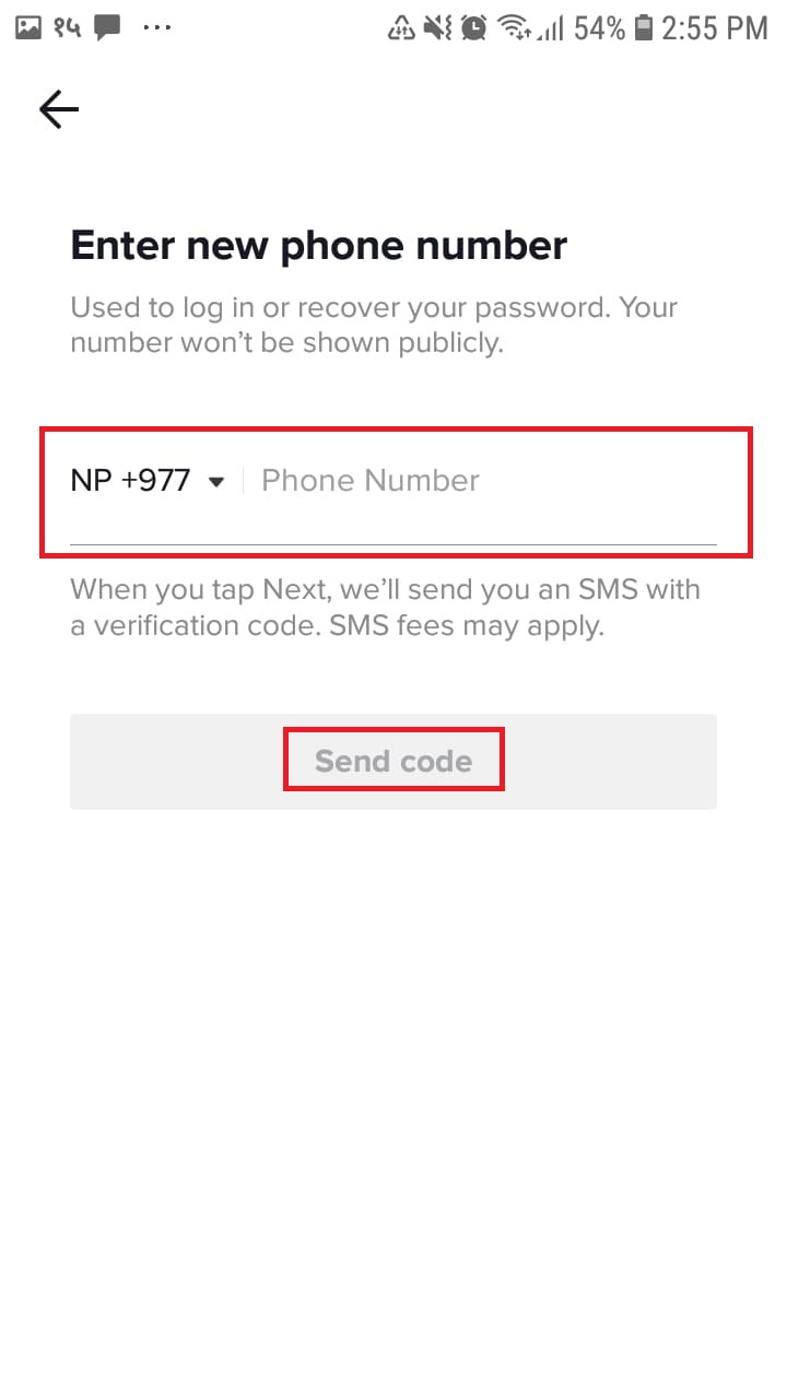 введите номер телефона