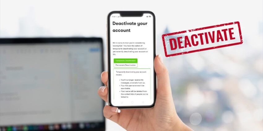 How to Deactivate your Kik Account