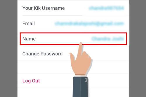 How To Change Kik Display Username Using Android and iPhone