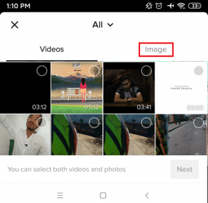 Коснитесь изображения, чтобы добавить фото-видео в слайд-шоу.