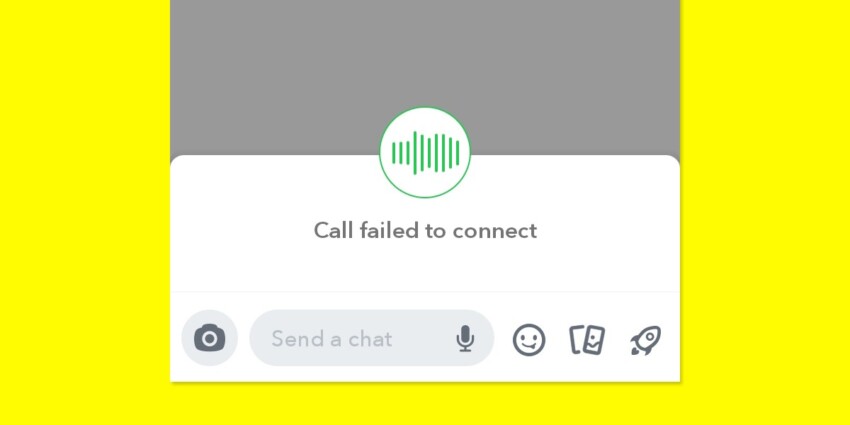 Snapchat Call Failed To Connect