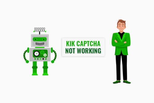 Kik Captcha Not Working
