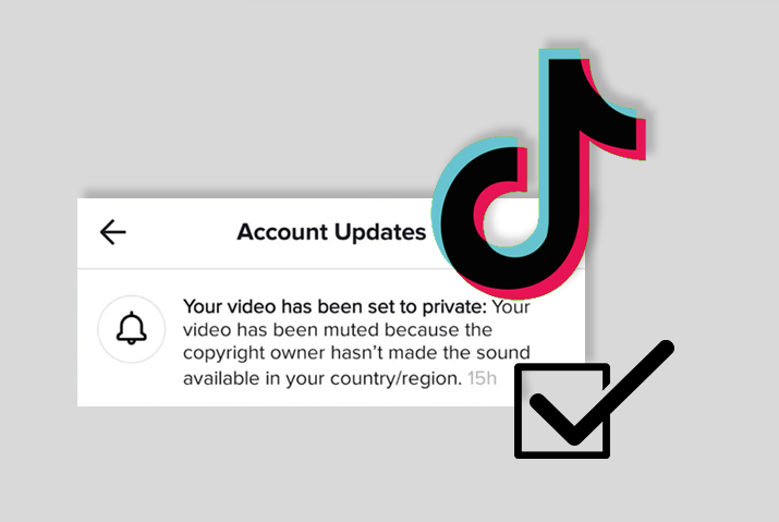 how to fix when tiktok mutes your videos