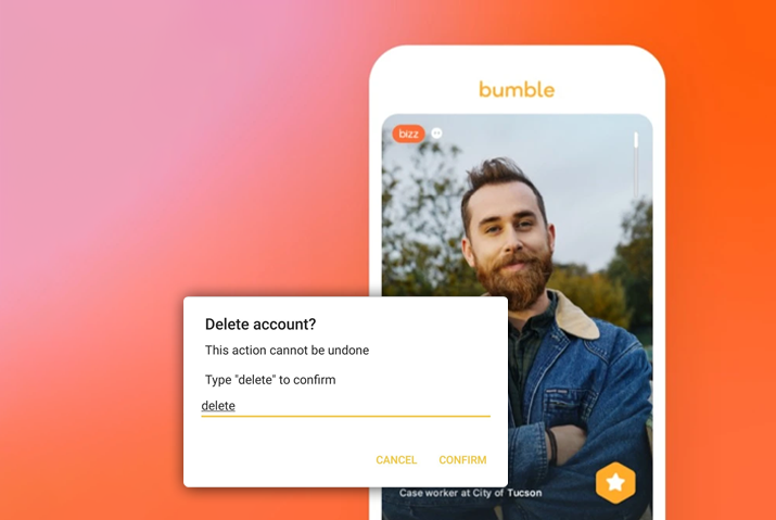 How to delete Bumble account
