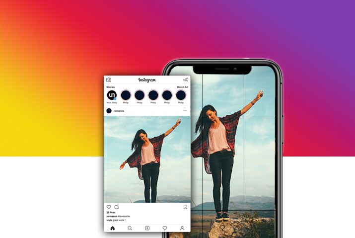 How to upload full photo on Instagram
